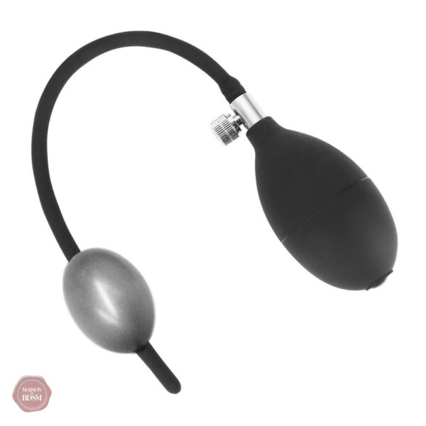 Branche pénis gonflable en silicone noir