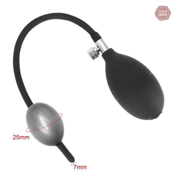 Pénis gonflable pour exploration intime