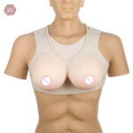 Bustier silicone faux seins pour travestis