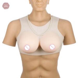 Bustier silicone faux seins pour travestis