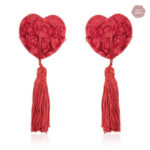 Pinces tétons cœur, accessoire de lingerie sensuel et ludique