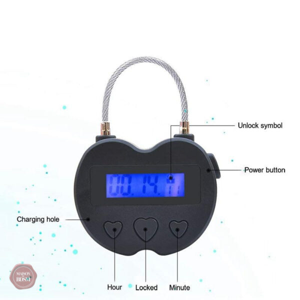 Accessoire CBT : cadenas à minuterie pour jeux de rôles