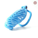 Cage de chasteté bleue, conception innovante