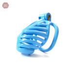 Cage à pénis bleue, design contemporain en 3D