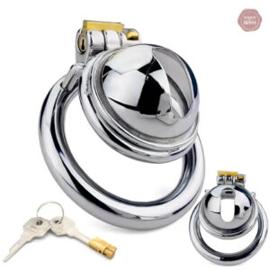 Cage de chasteté en acier pour petit sexe