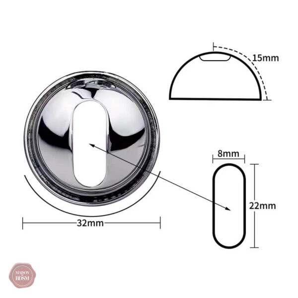 Cage de chasteté robuste en acier inoxydable