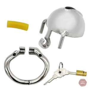 Accessoire de contrôle masculin en acier inoxydable élégant
