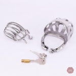 Cage de chasteté mâle pour exploration de la soumission