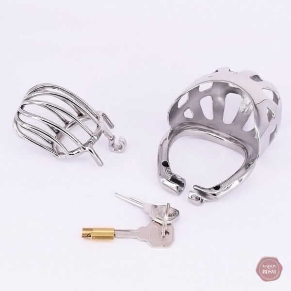 Cage de chasteté mâle pour exploration de la soumission