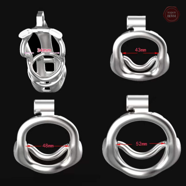 Système de verrouillage double pour chasteté