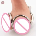 Accessoire de chasteté en acier pour contrôle durable