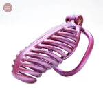 Cage de chasteté innovante en violet