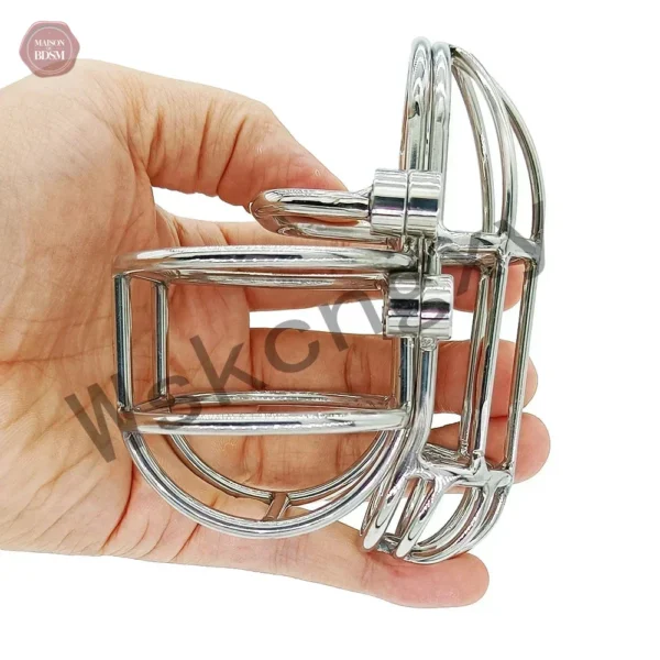 Cage de chasteté masculine, design durable et élégant