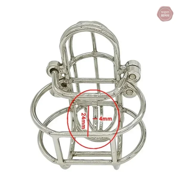 Cage de chasteté robuste pour une utilisation prolongée