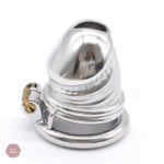 Cage de chasteté avec ceinture, idéal pour bondage masculin
