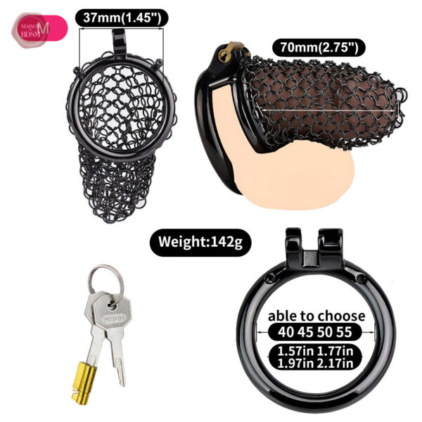 Accessoire de chasteté en matériau souple