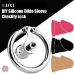 Cage de chasteté en silicone DIY pour plaisir contrôlé