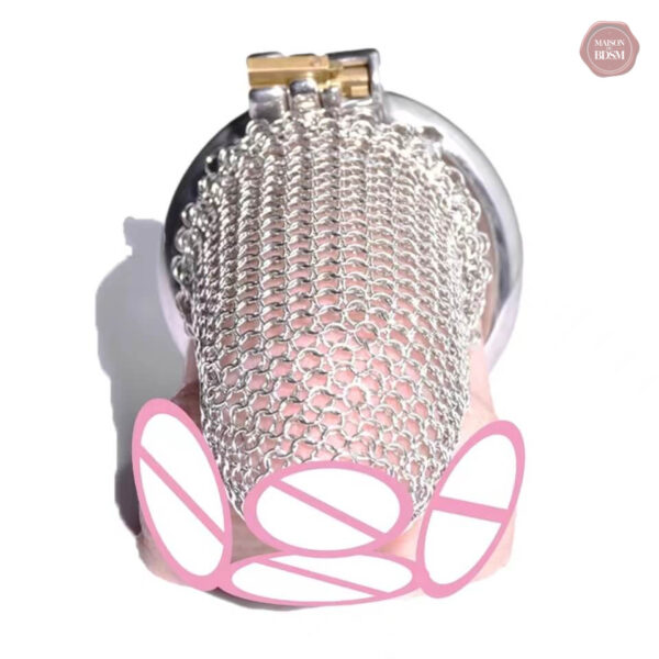 Dispositif de chasteté en maille pour une sensation unique