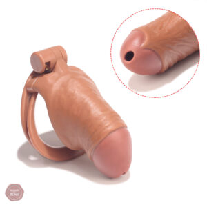 Cage de chasteté à pénis imitation pour hommes V3.0