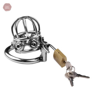 Cage de chasteté rivetée en acier inoxydable