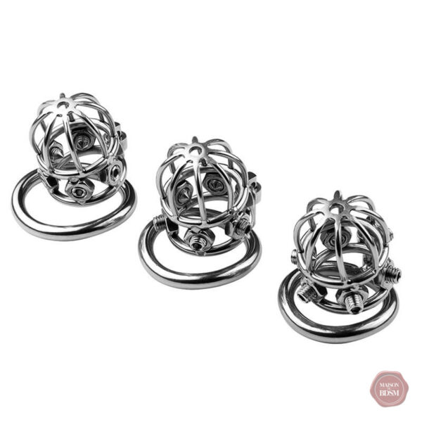 Cage de chasteté durable à rivets