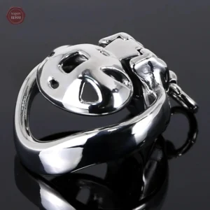 Cage de chasteté avec ceinture, style floral