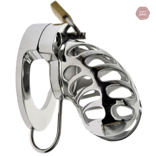 cage-de-chastete-acier-homme-la-vague-1 Cage de chasteté acier pour homme - La vague