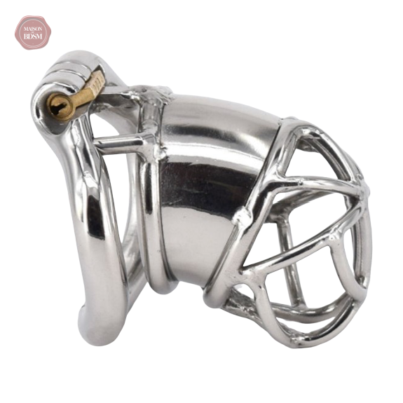 cage-de-chastete-acier-homme-oisellerie-s-1 Cage de chasteté en acier pour hommes - Oisellerie S