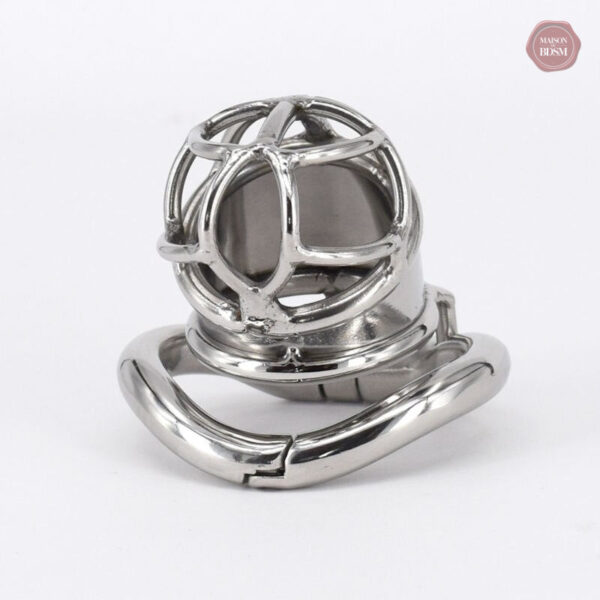 Accessoire de chasteté en métal pour homme