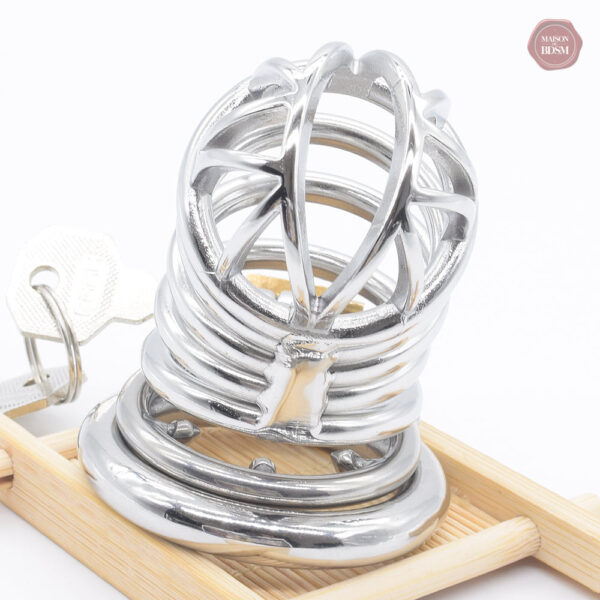 Cage de chasteté robuste, design Le Corbeau