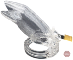 Cage de chasteté Alligator, matériau plastique durable