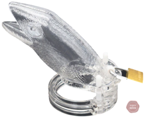 Cage de chasteté Alligator, matériau plastique durable