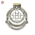 Cage de chasteté pratique pour les jeux de domination