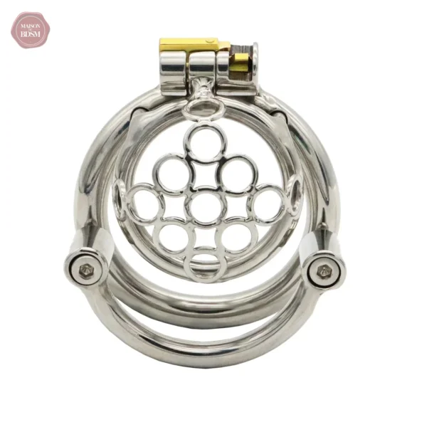 Cage de chasteté pratique pour les jeux de domination