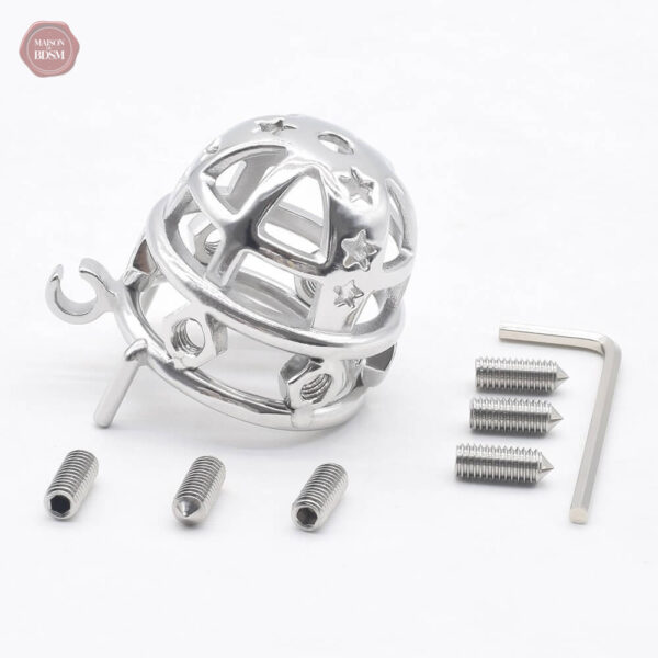 Cage de chasteté CC74 pour une expérience intense