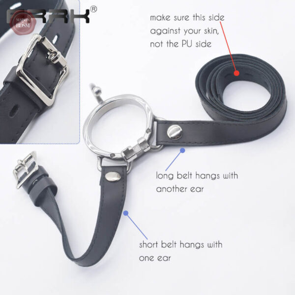 Accessoire BDSM : cage CC74 avec ceinture