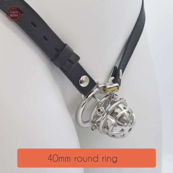 Cage de chasteté BDSM avec ceinture ajustable