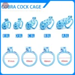 Accessoire de chasteté Cobra, longueur modulable de 4,5 à 10,5 cm