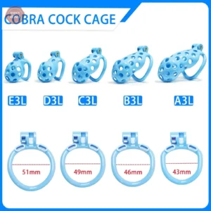 Accessoire de chasteté Cobra, longueur modulable de 4,5 à 10,5 cm