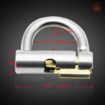 Accessoire de chasteté pour homme, design Prince-Albert