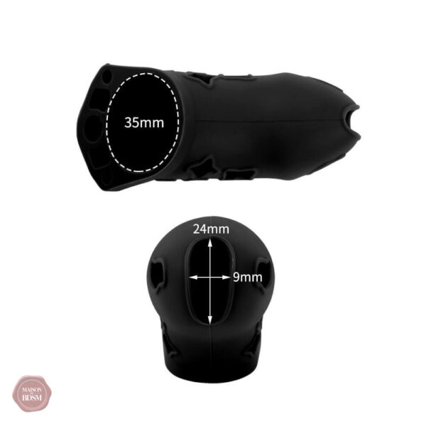 CB6000 - Cage de chasteté en silicone