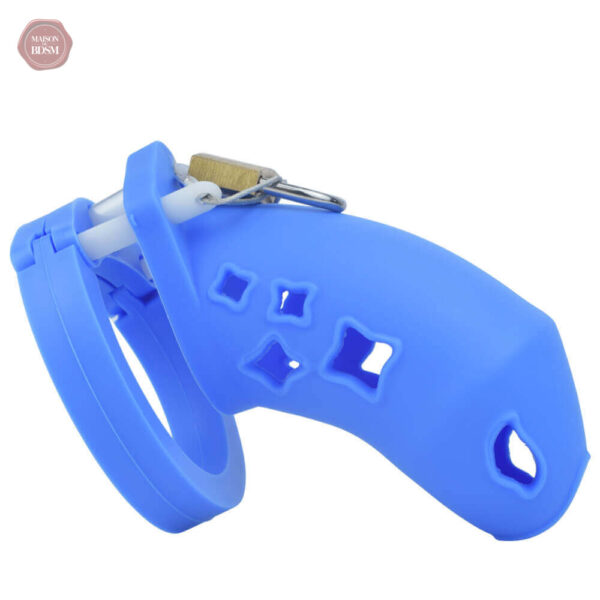 Cage de chasteté silicone pour hommes