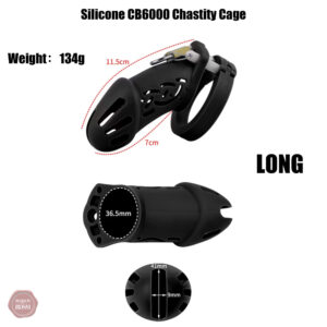 Cage de chasteté silicone ergonomique