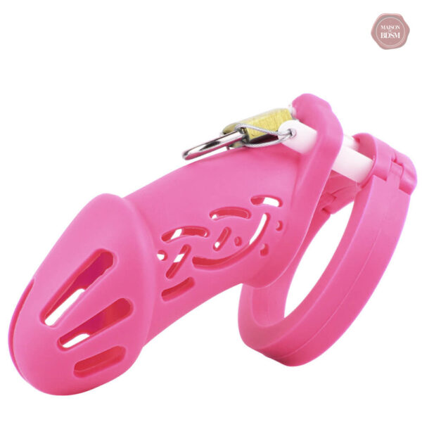 Cage de chasteté anti-masturbation en silicone