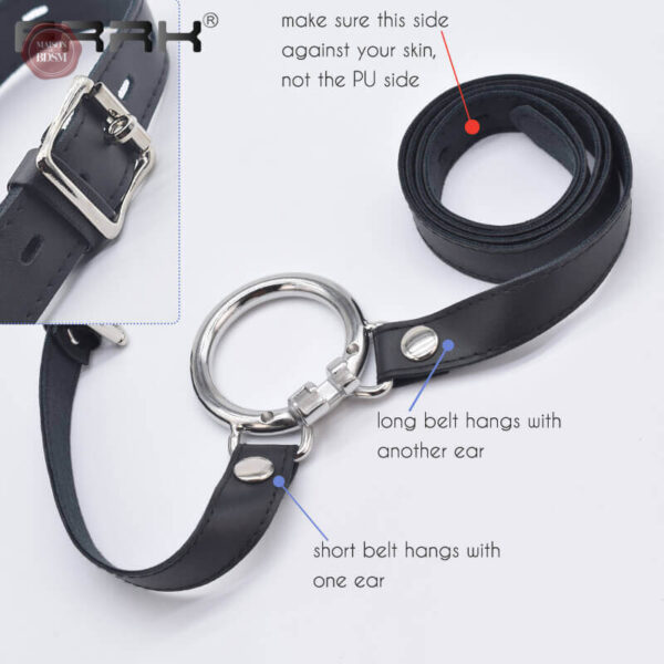 Ceinture de chasteté ajustable pour un maintien sécurisé