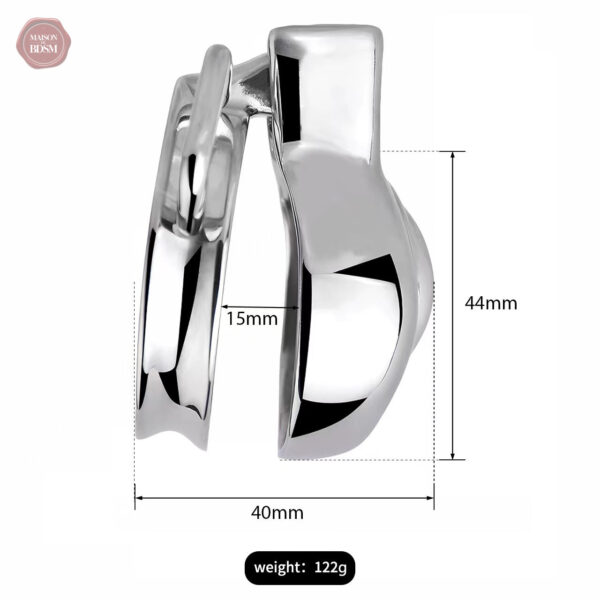 Accessoire de chasteté en métal robuste