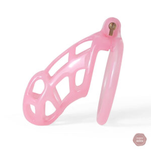 Cage de chasteté Cobra en couleur rose