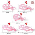 Cage de chasteté rose pour adultes