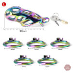 Cage de chasteté en acier inoxydable durable