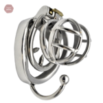 Cage de chasteté en métal pour homme - Moon S